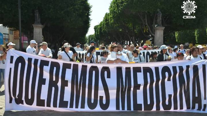Protestan en León por falta de medicamentos para pacientes con cáncer