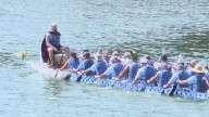 Dragon boat racers paddle away at Nesbitt Park