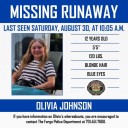 Fargo police looking for missing 12