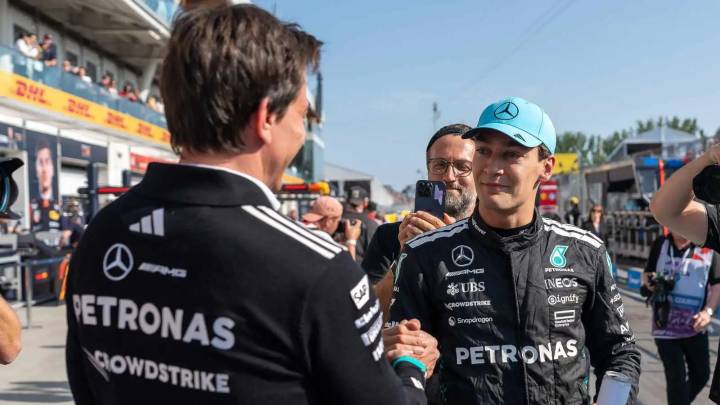 Mercedes ‘couldn’t wish for better number one’ as Russell and Hamilton claim made