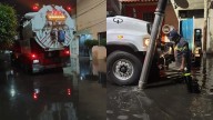 Lluvias dejan al menos 23 encharcamientos en CDMX