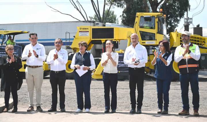 Presidenta Sheinbaum da Banderazo  de Salida a Nuevos Trenes de Repavimentación
