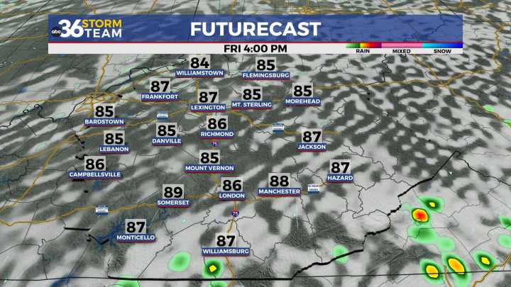Warm and dry weather on tap to close out the week