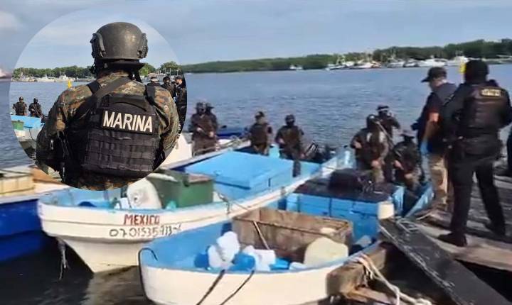 Caen en costas de Guatemala cinco presuntos narcotraficantes mexicanos