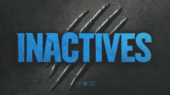 Inactives: Three starters being held out of preseason opener