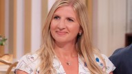 J'Adore! Rebecca Adlington is c'est chic on This Morning wearing a 'Postcard from Paris' Boden dress