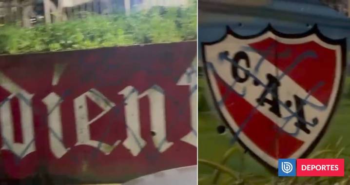 Vandalizan sede de Independiente... pero de Concepción: club de barrio y sin relación con Argentina