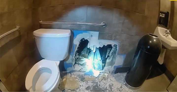 Thief Broke Into Small Town Starbucks by Tunneling Through the Bathroom Wall