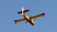 Los aviones del Grupo 43 del Ejército del Aire sobrevuelan los incendios de León