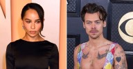 Zoë Kravitz and Harry Styles Spotted Kissing in London as Romance Rumors Heat Up
