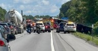 Bus crash in western New York state with 'multiple fatalities' shuts down major thoroughfare