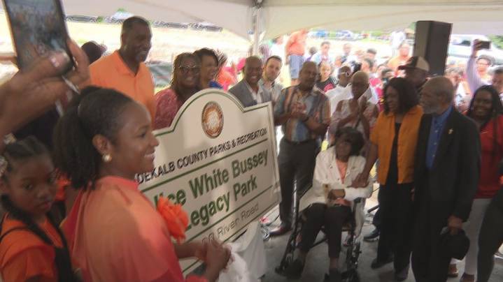 DeKalb County renames Ellenwood Park in honor of Alice White Bussey