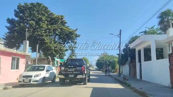 Operativo policiaco en Chicxulub Puerto termina con la captura de un presunto ladrón