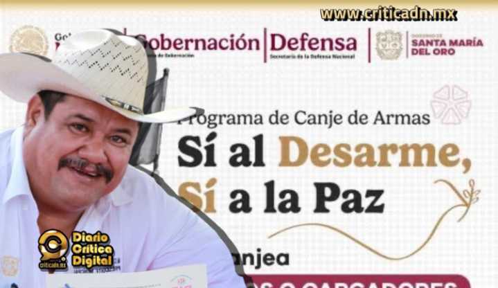 En SAMAO cambiarán armas por electrodomésticos o dinero