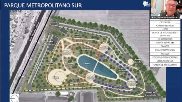 Comienza construcción del Parque Metropolitano Sur; iniciaran con barda perimetral