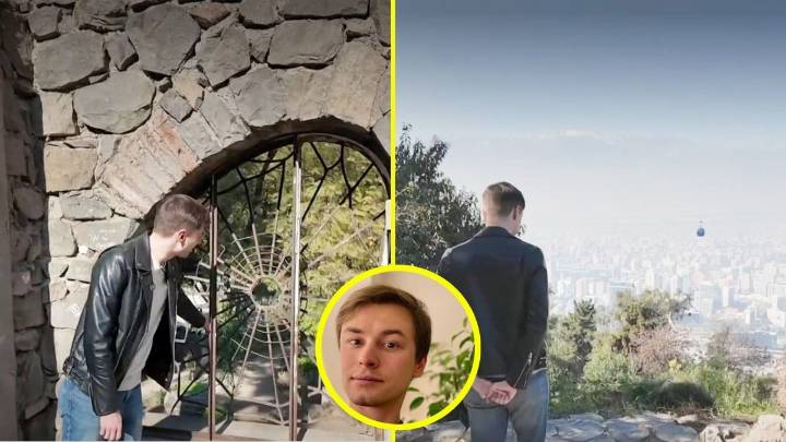 La casa de las arañas y un espectacular mirador: Youtuber ruso revela atracciones escondidas en el cerro San Cristóbal