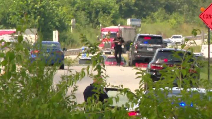 Westfield police looking for person who shot at them during a chase