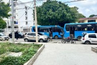 Choque entre dos busetas en la Avenida Santa Rita (calle 22)