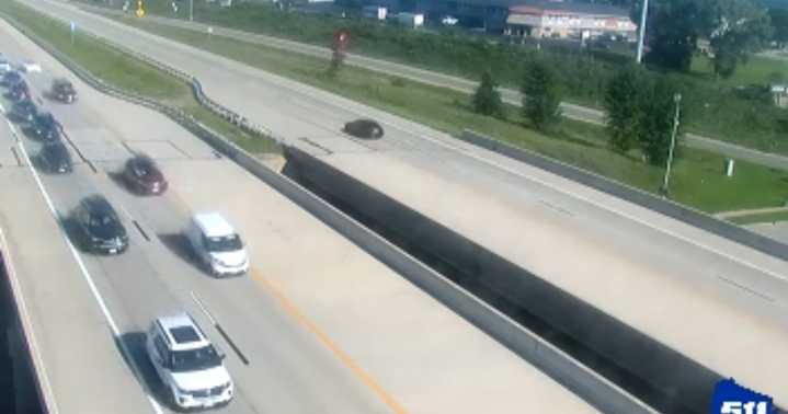 1 taken to hospital after crash on Beltline