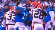 VIDEO: Panthers’ Xavier Legette & Browns’ Rayshawn Jenkins Ejected Just Minutes Into Preseason Game After Throwing Haymakers