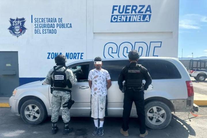 Cae en Juárez presunto homicida con 22 gramos de cristal