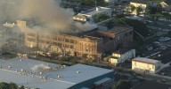 Large fire spotted at former school building in Atlantic City, New Jersey