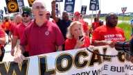 UAW rallies in wake of layoffs at Dearborn