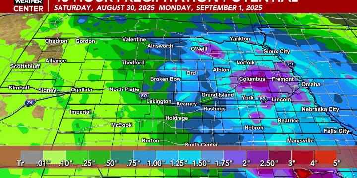 Rain and thunderstorms to continue through the holiday weekend