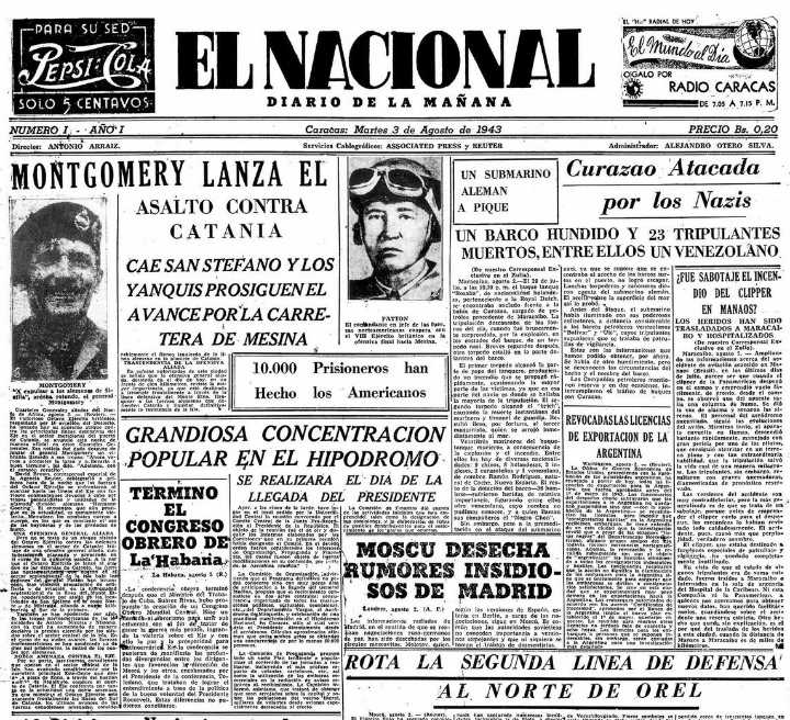 82 años de El Nacional: un diario desde siempre cuna de las mejor plumas de Venezuela y de América Latina