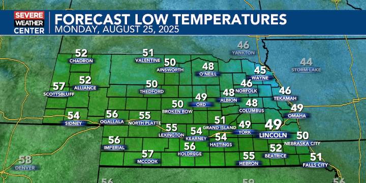 Monday Forecast: Near record low temperatures possible