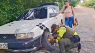 Acción solidaria en la vía: policía ayuda a conductora a llegar a tiempo a su cita médica