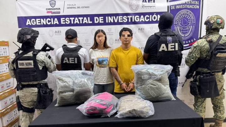 Sorprenden a "dealers" con 5 Kg de marihuana en Versalles