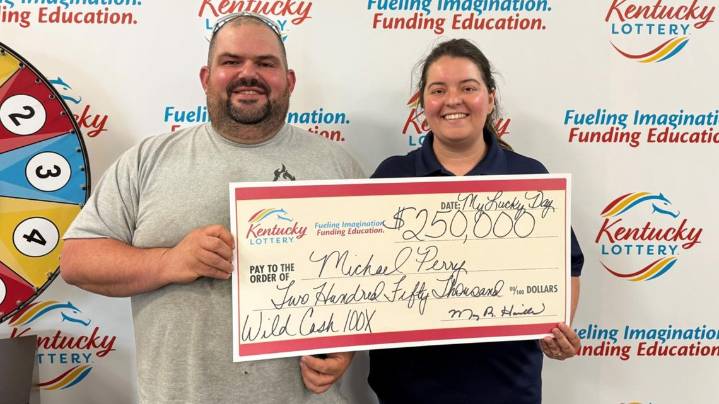 Kentucky couple says they'll pay off their house after huge lottery win