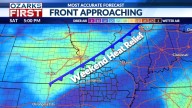 The heat set to subside, but rain chances remain stingy