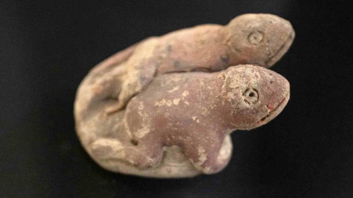 Escultura en forma de sapo perteneciente a la civilización más antigua de América fue hallada en Perú: tiene 3.800 años