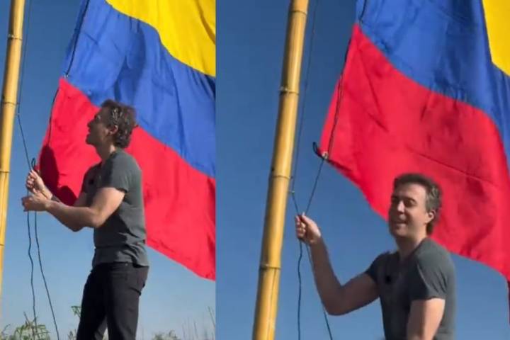 Daniel Quintero eleva tensión diplomática al izar la bandera colombiana en isla Santa Rosa del Amazonas