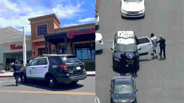 Mother walking with 2-year-old daughter stabbed by suspect outside Canoga Park mall