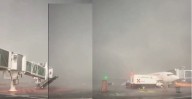 Reanudan operaciones en el Aeropuerto de la Ciudad de México tras suspensión por fuertes lluvias