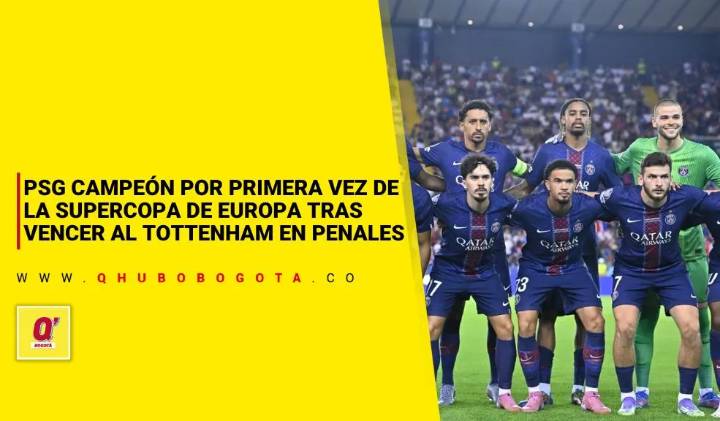 PSG campeón por primera vez de la Supercopa de Europa