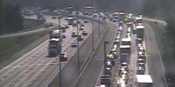 Delays expected after multi-vehicle crash on I