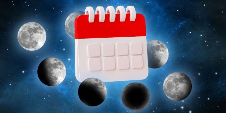 Calendario lunar de agosto 2025: así se verá la luna las siguientes noches