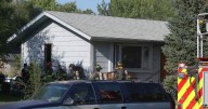 Photo: Crews battle house fire on Morgan Avenue