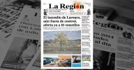 La portada de La Región de este miércoles, 20 de agosto