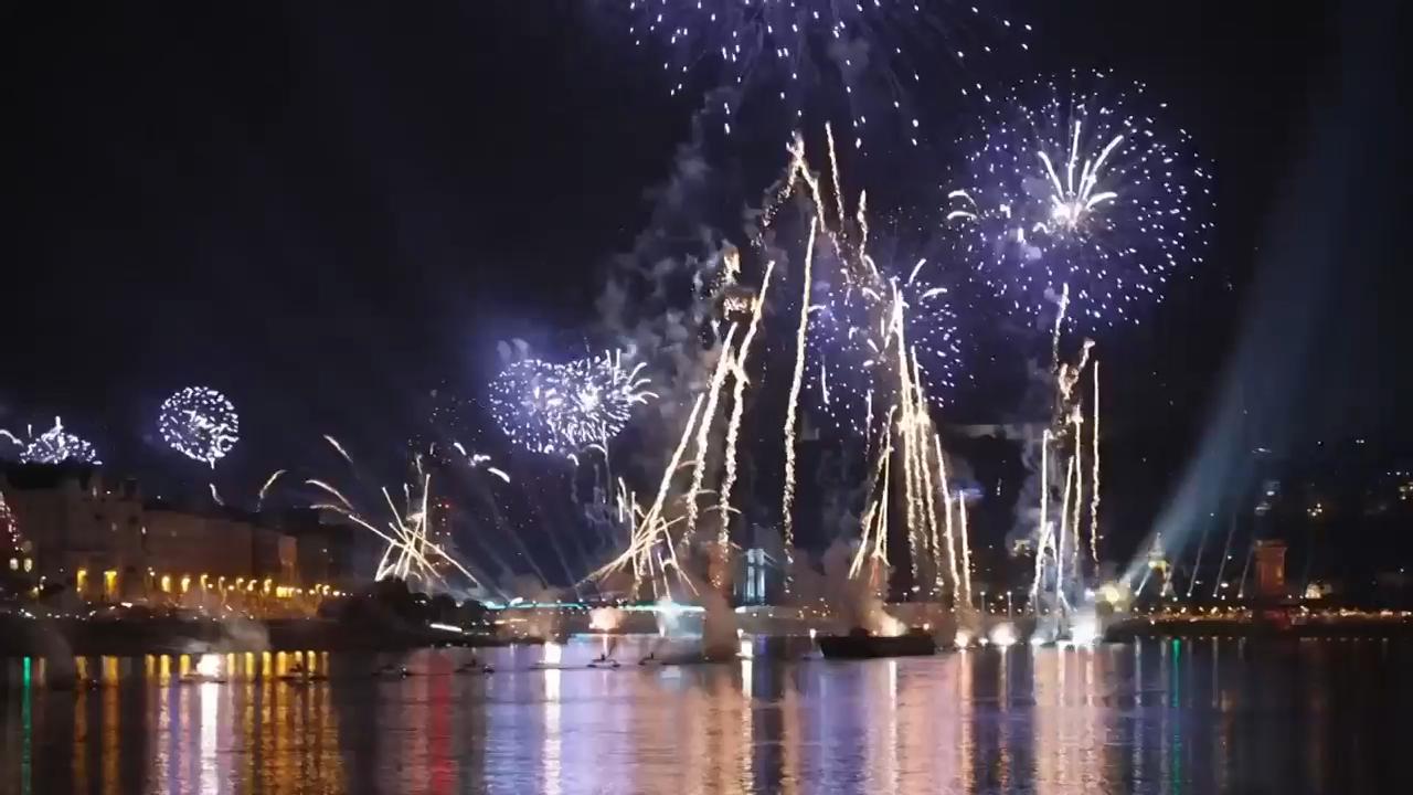 Hungary celebrates its national holiday with Europe's largest fireworks display