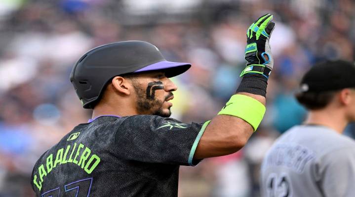 Rays swap infielder Jose Caballero to Yankees