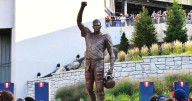 Tom Brady statue unveiled by New England Patriots outside Gillette Stadium