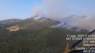 Las brigadas helitransportadas de Ejea y Teruel acuden a los incendios de Palencia y Valencia