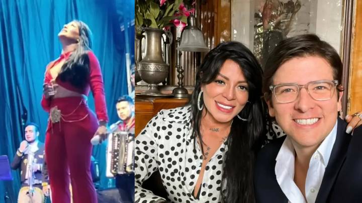 Marbelle y su conmovedor llanto en pleno concierto al recordar a Miguel Uribe