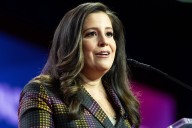 Angry crowd chants "Shame!" while Rep. Stefanik flees from stage (video)