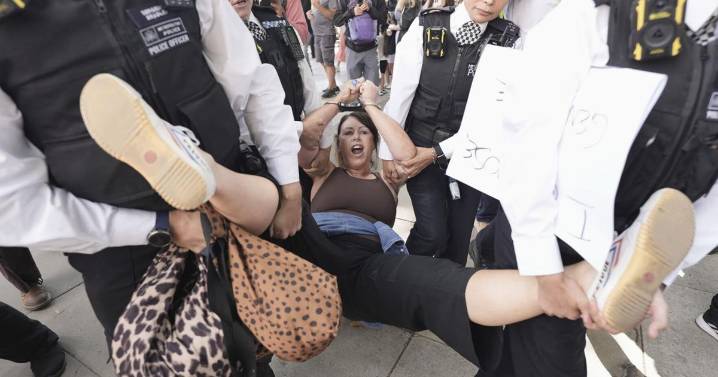 London police arrest 150 as pro-Palestinian protesters defy new law